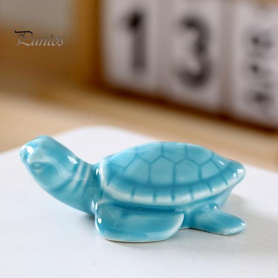2 Pcs Turtle Toilet Bolt Caps Ceramic Sea Turtle Toilet Bolt Cover Universal Screw Cover Caps for Bathroom Toilet Decor