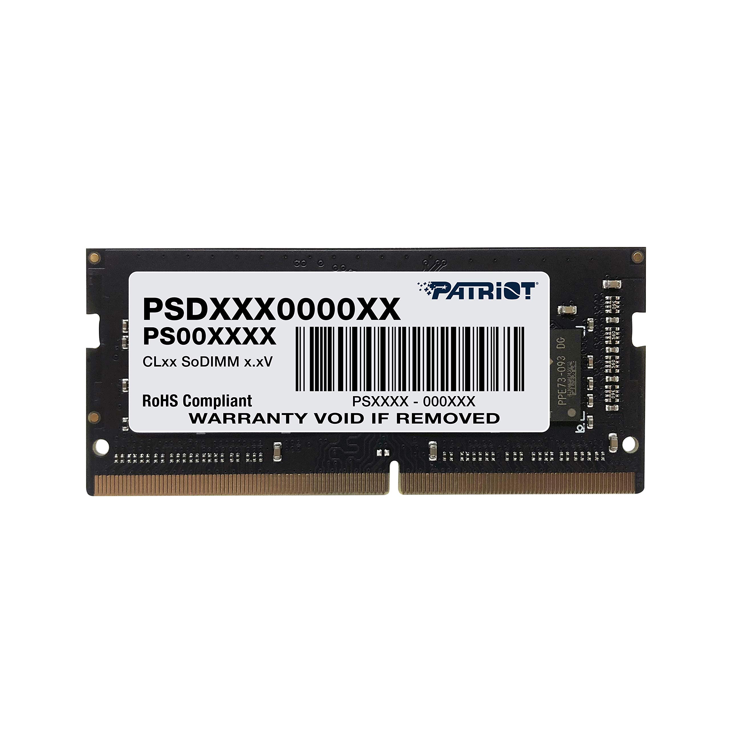 

Patriot Memory DDR4 2133MHz 8GB Laptop Memory SODIMM PSD48G213381S PC4-17000 1.2V