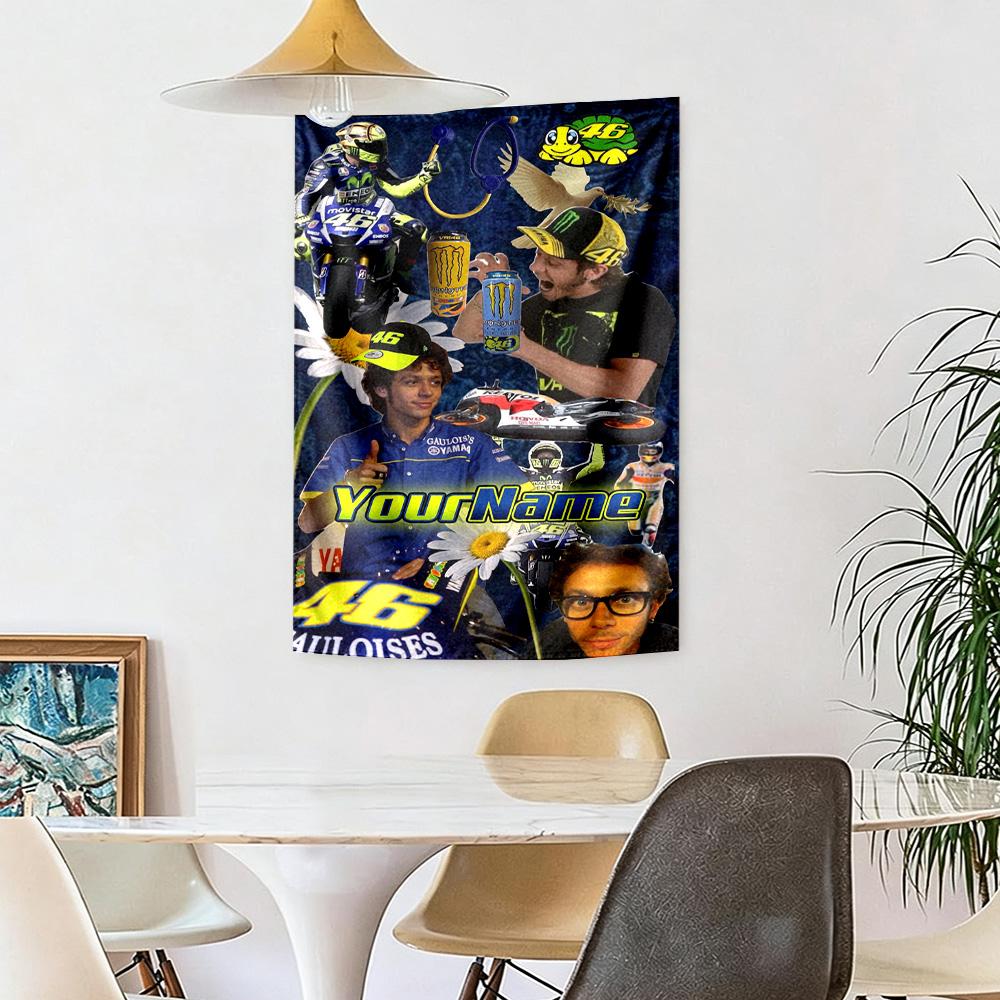 Doctor46 Custom Your Name Wall Decor Tapestry Art For Pet Memorial Birthdaywedding Party Backdrop Family Gift