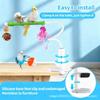 Parakeet Perch Desktop Swing Standing Pole With Clip BendableBird Stand Perch For Canary Finch Cockatiel Lovebird Hummingbird