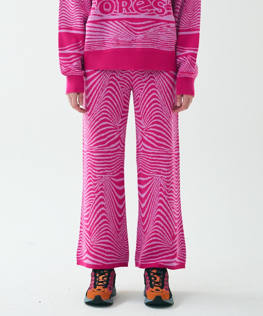 Mimi Kawi Psyche Knit Pants/Pink