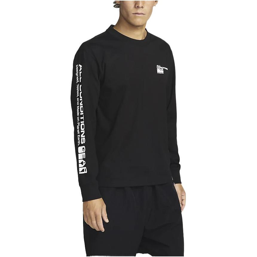 New Nike ACG T Shirts Men Black DV9662-010