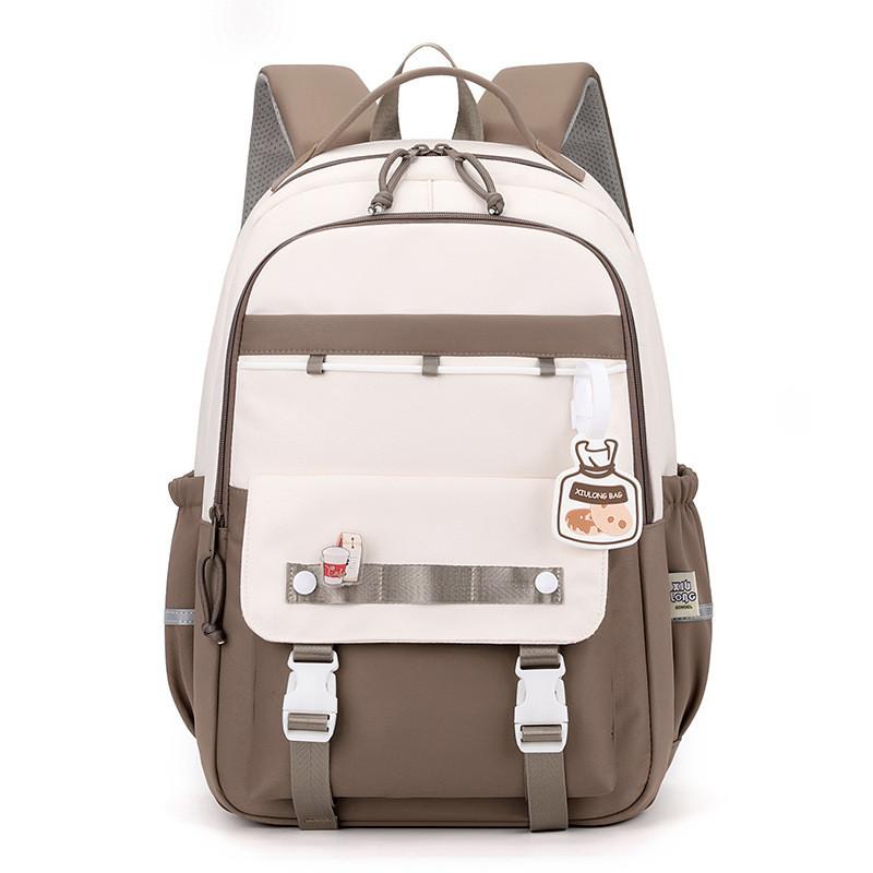 Trendy Nylon Backpack For Students And Travelers Stylish Casual College Book Bag