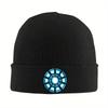 Arc Reactor Comic Hero Superheroes Beanie Hats Skullies Beanies Outdoor Sport Soft Caps Autumn Winter Design Bonnet Hats