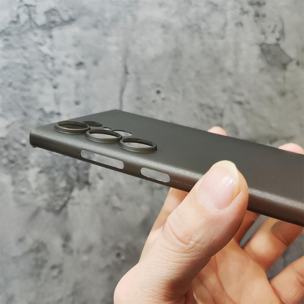 Samsung S24 Ultra 0.3mm Super Slim Micro Frosted Hard Phone Case for Samsung S23 Ultra Galaxy S24+ S24 Full Coverage Anti-Yellow Matte Cover