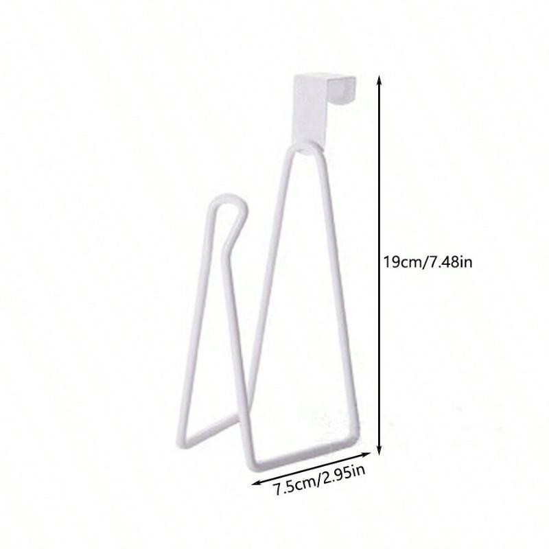 Over The Tank Toilet Tissue Paper Roll Holder Dispenser and Reserve for Bathroom Storage and - Metal, Hanging, Holds 1 Roll
