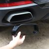 For BMW X5 F15 G05 X6 F16 X7 G07 2014- 40d 50i M Sports Stainless Car Black Car Exhaust Pipe Cover Stickers Car Accessories