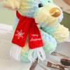 Lovely Cartoon Christmas Scarf Deer Soft Stuffed Simulation Elk Doll Plush Toy Decoration Girl Boy Birthday Christmas Best Gift