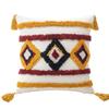 45x45cm Housse de coussin décorative Bohème Café pour Canapé de Salon Housse de Coussin Fenêtre Décoration de Maison Housse de Coussin