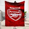 Arsenal Fan Art Personalized Text Blanket Gift Personalized Blanket Ultra-Soft Throw For Home Decor Office Bedding Seaside Four Seasons Universal