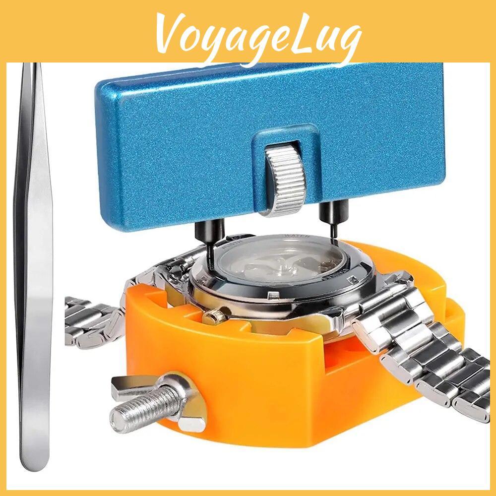 1pc 3 In 1 Repair Tool Set Watch Back Remover Tool Adjustable Opener Back Case Remover Watch Case Back Opener Repair Remover Holder
