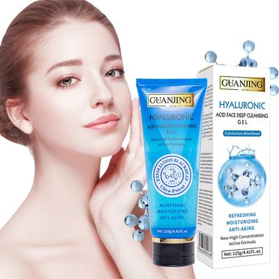 Gesichts-Hyaluronsäure-Gel, feuchtigkeitsspendend, aufhellend, nährend, entfernt abgestorbene Hautzellen, Reinigungscreme, Gesichtsreiniger für die Hautpflege