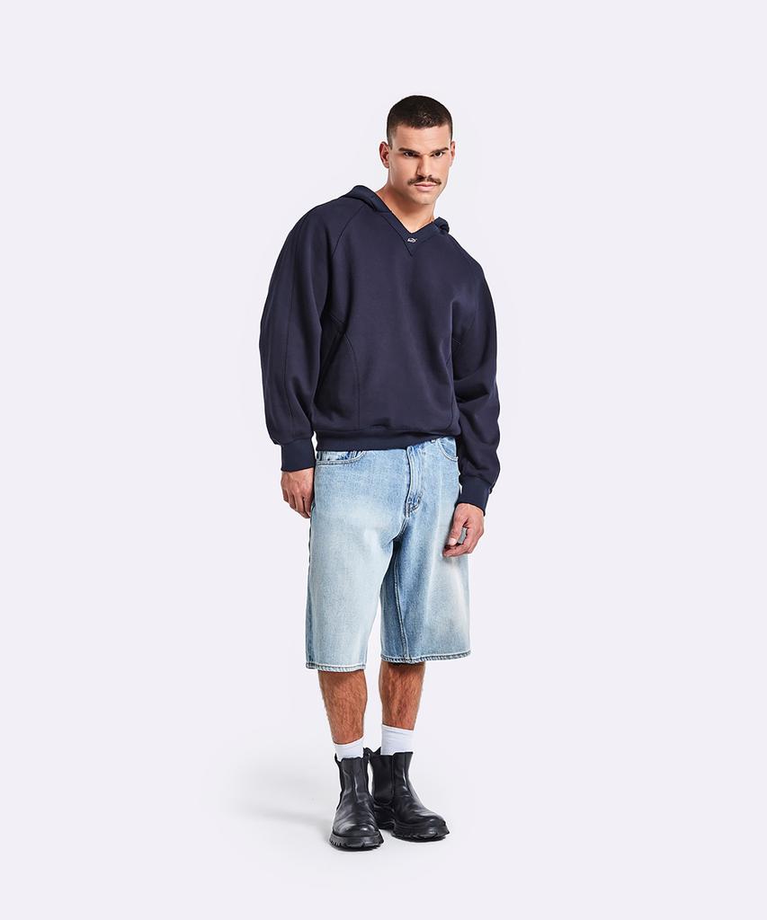 51Peosenteu Denim Bermuda Shorts - Blue