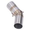 Motorcycle Exhaust Middle Link Pipe Connector Stainless Steel Replacement for Ninja ZX6R 2008‑2021