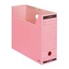 KOKUYO File Colored Thick Cardboard with Box, Lid, A4, Pink, A4-LFBN-PZ