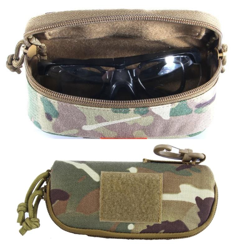 Sunglasseses Case Carrying Case Glasses Holder Waist Attachment For Camping Easy Opening Zip Pouch