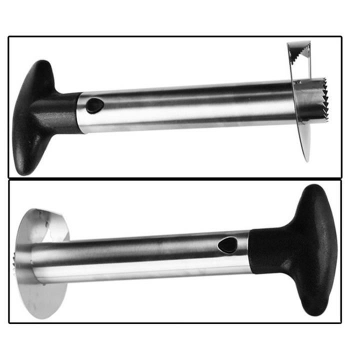 Pineapple Slicer - Pineapple - Peeler - Plastic - Metal - Black