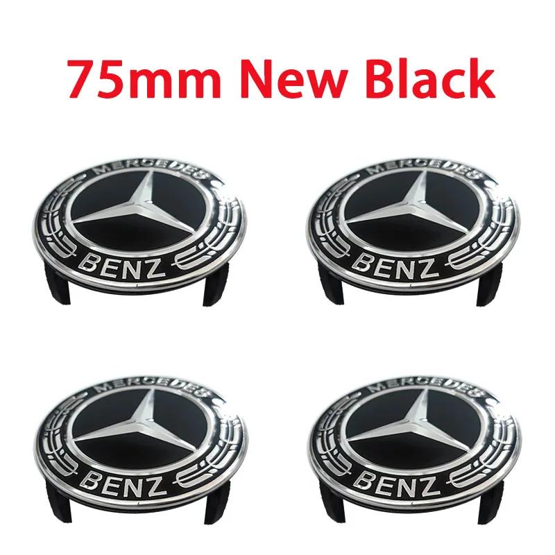 wzcbs10 2025 Hot 40pcs 75mm Wheel Center Hub Cap Emblem For Mercedes Benz Car Rims Cover Logo Badge 3pin A1714000025 6pin A1674015900 Ac