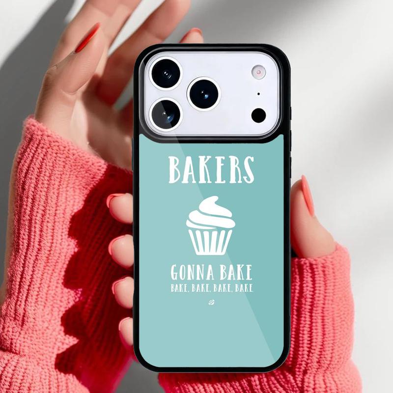 

Bakers Gonna Bake Phone Case for iPhone 17 16 15 14 13 Pro Max Back Cover for 12 11 Pro Coque iPhone 16