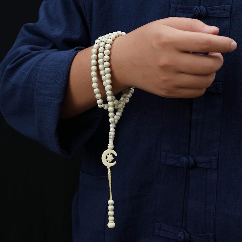 99-Perlen Imitation Holz Gebetsperlen Armband: Nahöstlicher Stil