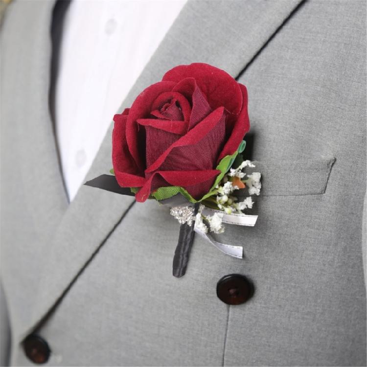 Unique Corsage Boutonnieres Artificial Flowers for Proms, Anniversaries, Ceremonies, Wedding Embellishments