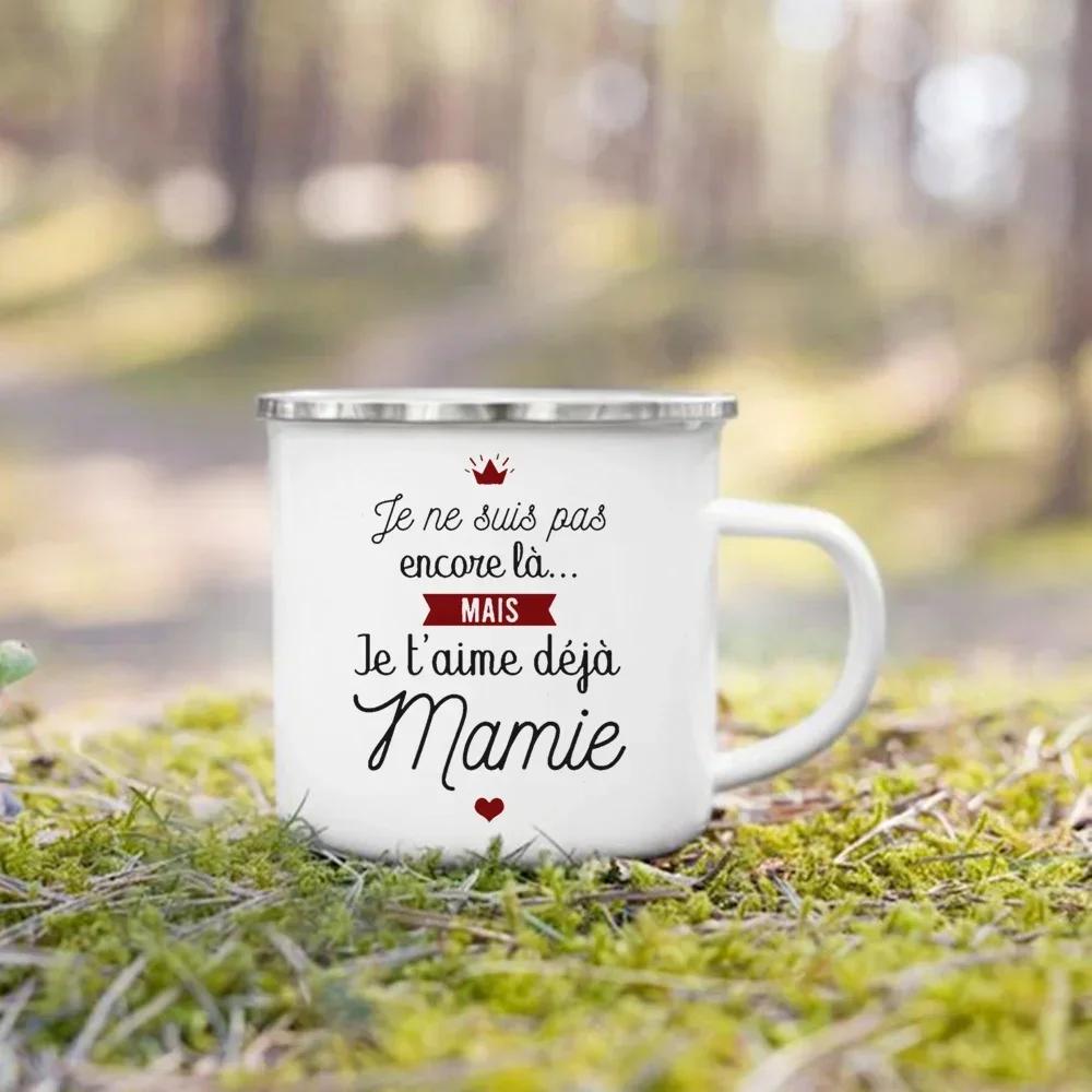 Δημιουργικά Φλιτζάνια Καφέ Σούπερ Παππούς Μαμά Εκτύπωση Σμάλτο Κούπα Ποτά Νερό Κούπα Γάλα Σμάλτο Κούπα Οικιακά Σκεύη Ποτού Δώρα για Παππού Γιαγιά