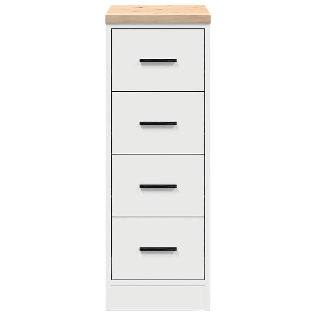 White Garage Storage Cabinet 30X51X85 Cm