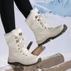 Stivali da Neve Invernali da Donna Stivaletti Impermeabili Alti Stivali da Neve Caldi Spessi da Donna per Escursioni Stivali da Neve all'Aperto Scarpe in Cotone Sneakers