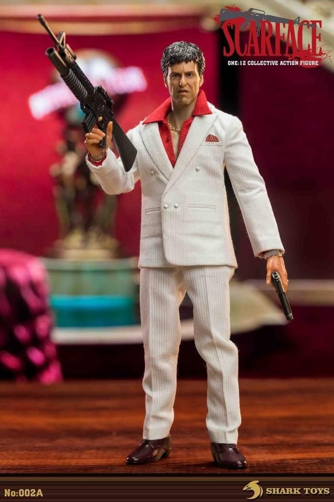 Figure Furious Tony Furious Tony 002A Scarface Movie Pacino [SHARK TOYS] 1/12