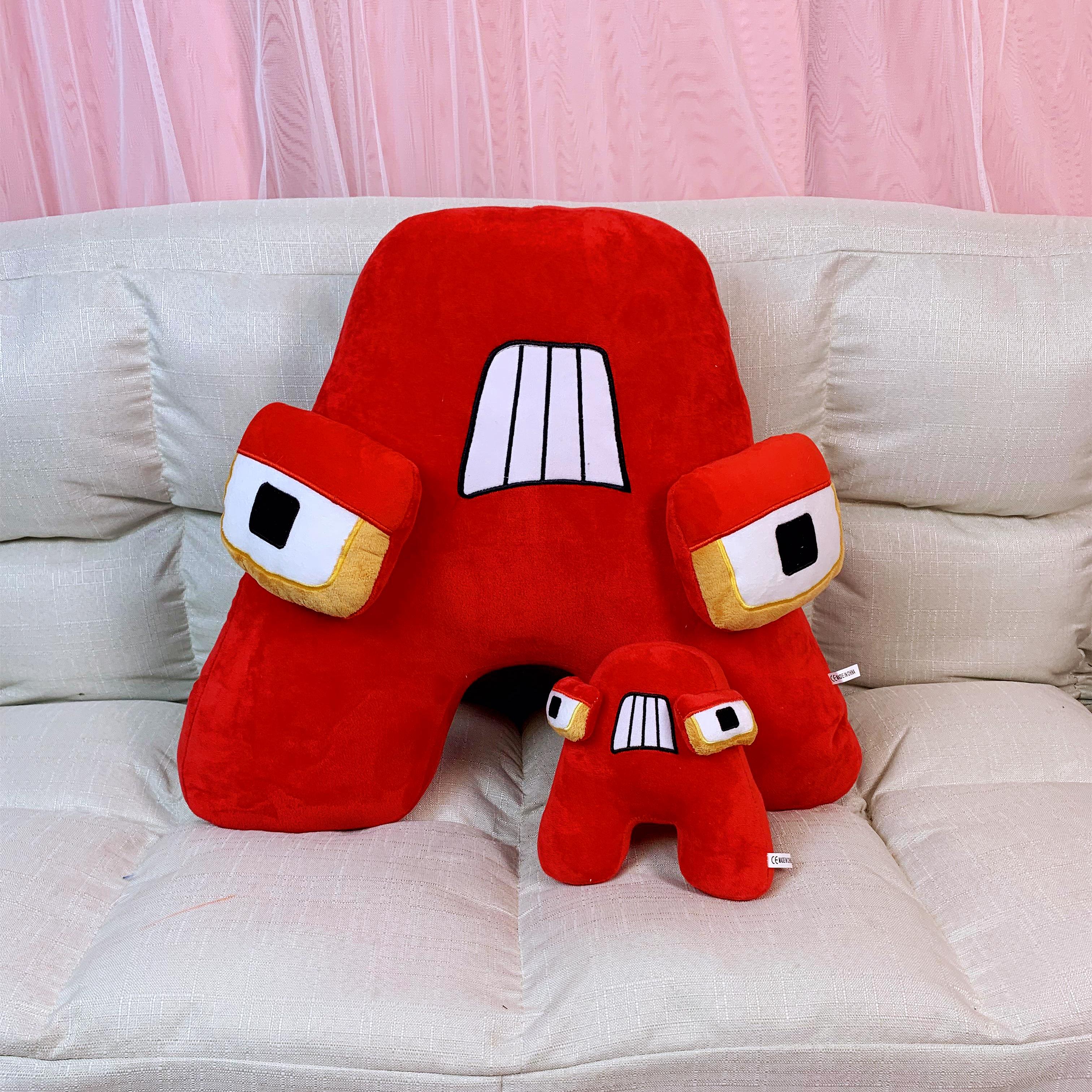 

Плюшевая игрушка Word Motherly с английскими цифрами и буквами, мягкая игрушка-кукла, детский развивающий подарок на день рождения 20CM