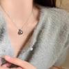 Ins Wind Pearl Necklace Design Collarbone Chain Love Pendant Jewelry