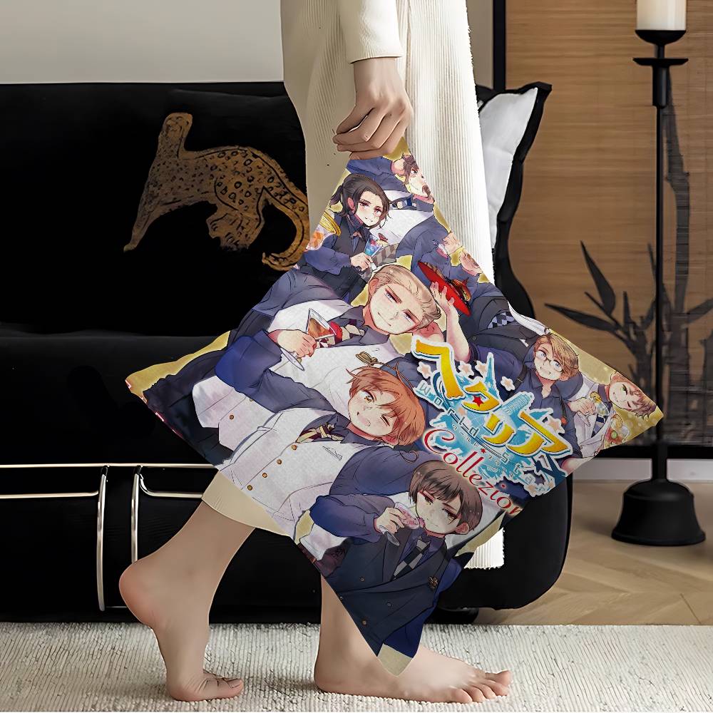 Anime Cartoon Hetalia Axis Maple Design Cushion Cover Happy Autumn Harvest decor Holiday Decorati Pillow Cover