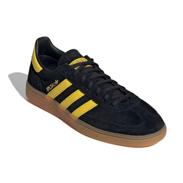 Adidas Handball Spezial Black Yellow Unisex Sneakers Core-Black Gold-Metallic FX5676