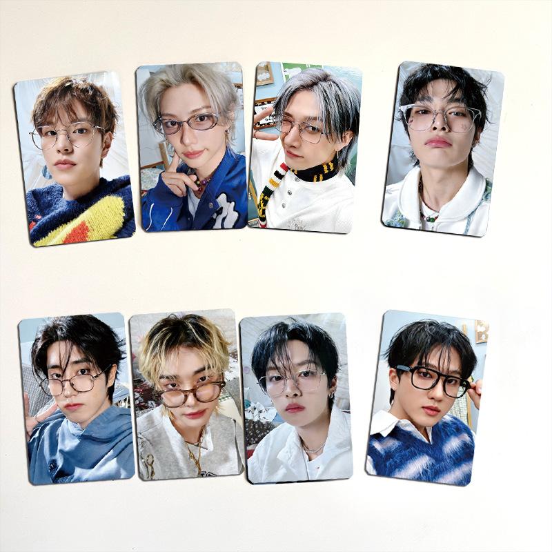 8Pcs Kpop Stray Kids Lomo Card "Stay In Our Little House" Weekly Small Card Full Card Felix Surrounding Area