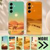 Desert Animal Camel Phone Case for Samsung Galaxy A12 13 A20 21 22 A30 31 32 A51 52 A71 72 Transparent Cover