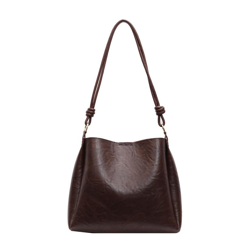 

Bag Women s Large-capacity New Fashion Shoulder Bag темно-коричневого