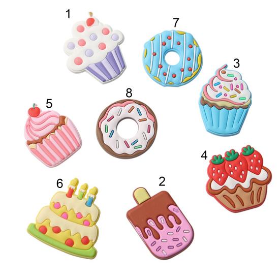 Cartoon Fine Workmanship Small Refrigerator Magnet Cute Cake 3D Fridge Magnet Sticker Kitchen Decor
