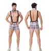 Halloween Men's Nightclub Bar Sexy Uniform Western Cowboy Sex Suit Cosplay Suit