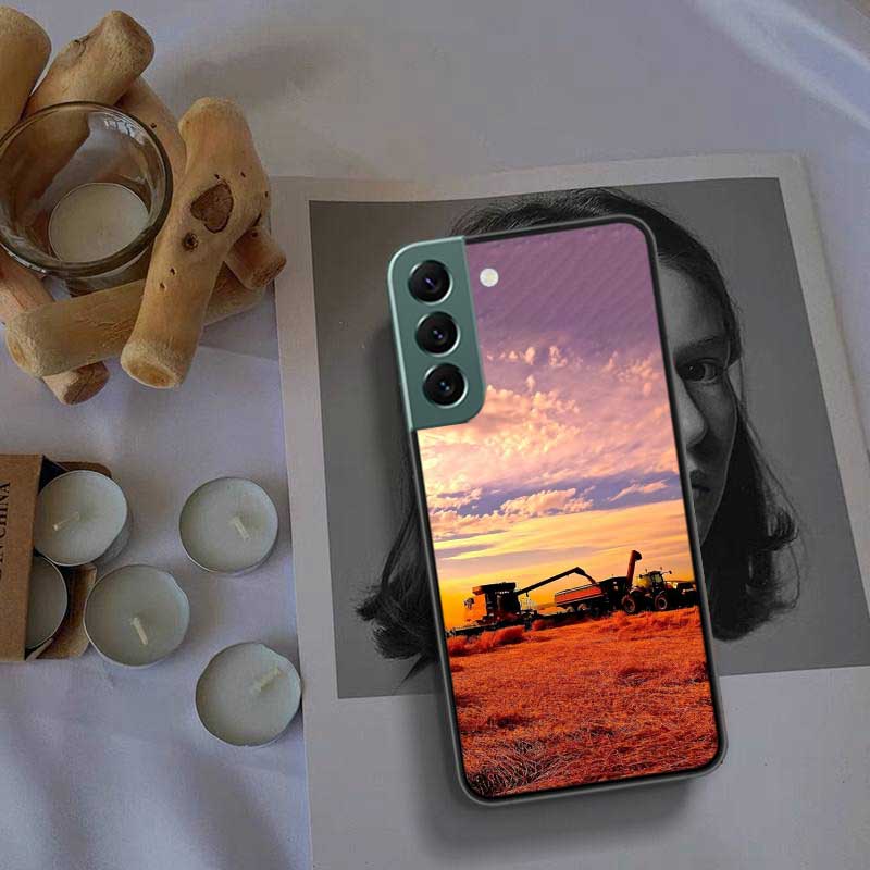 Farm Vehicle Tractor Phone Case For Samsung A16 A26 A36 A56 Galaxy A02S A12 A52S A13 A23 A33 A53 A54 A34 A24 A14 A22 A32 A42 A72