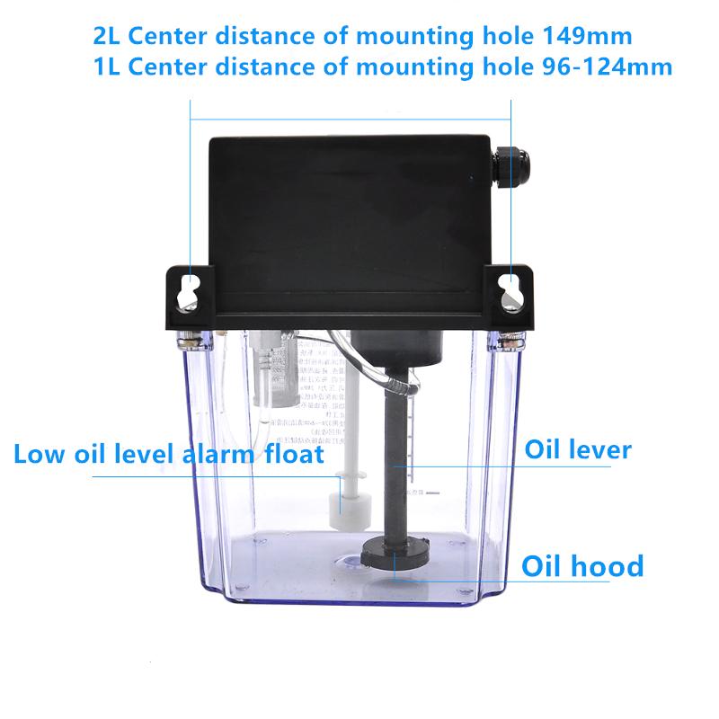 1PC 110V 1/2L CNC Electromagnetic Lubrication Pump Lubricator 1/2 Liters Lubricant Pump Automatic Lubricating Oil Pump