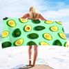 Avocado Beach Towels,Outdoors Pool Microfiber Towel Soft Fluffy and Super Absorbent Sand Free Quick Dry Lightweight Bath Towels