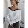 Loose Knit Cardigan Sweater Vintage Style Long Sleeve Soft Warm Top