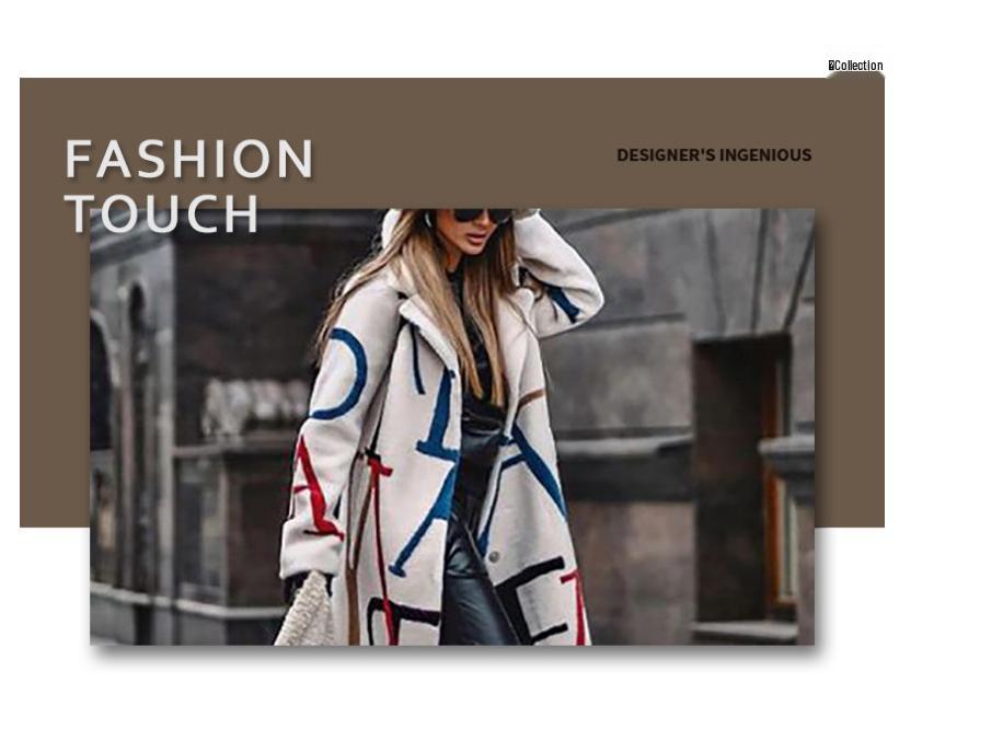 In Stock! 2026 Women's Plus Size Printed Trench Coat - Loose Fit, Lapel Design for Autumn/Winter