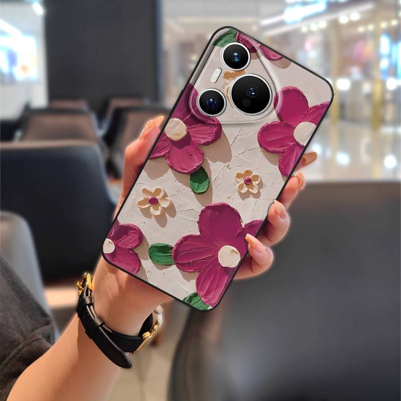 Silicone Soft case Phone Case For Huawei P70 Pro/Pura 70 Pro+ Protective Anti-knock Dirt-resistant Full wrap Cartoon TPU