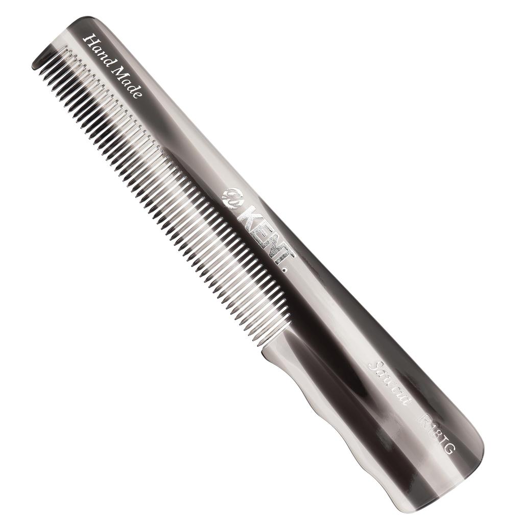 Handmade Pocket Hair Comb Gray Natural Origin British Royal Warrant R18TG G.B.KENT