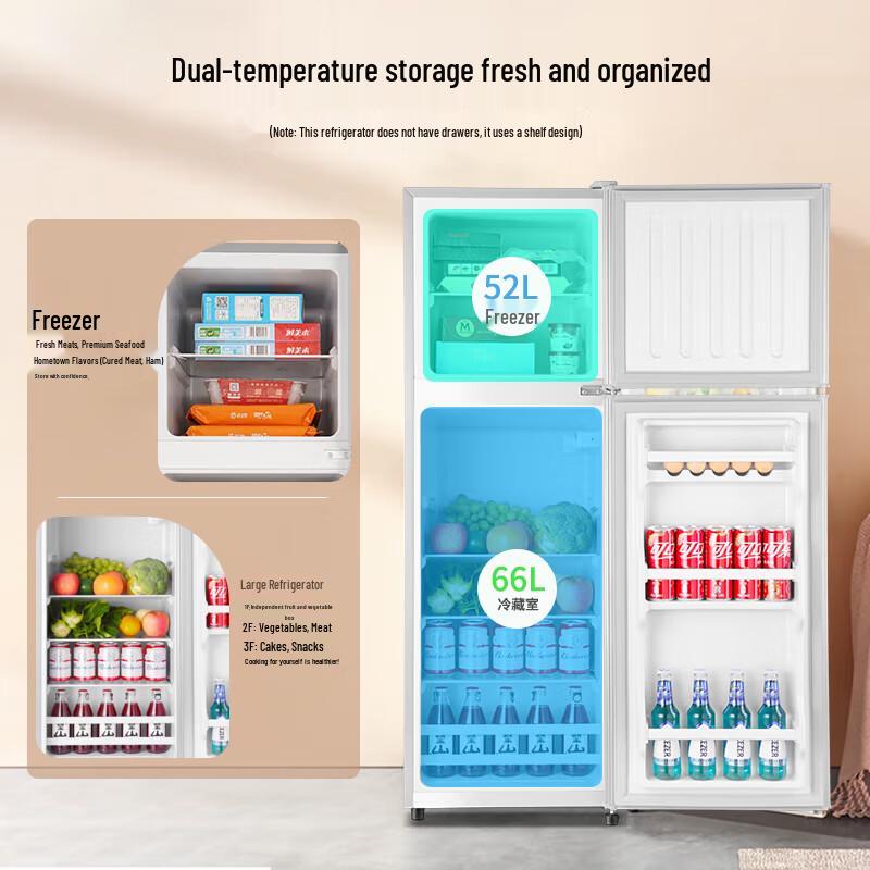 Chigo Compact Refrigerator with Freezer