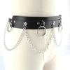 Hip Hop Trend Waist Belt Punk Wide Chain Heavy Duty Grunge Chain Modern Waistband Waist Chain Studded Belt