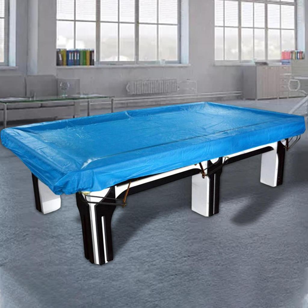 7/8/9/10/12ft Billiard Snooker Table Cover Table Protection with Drawstring PVC
