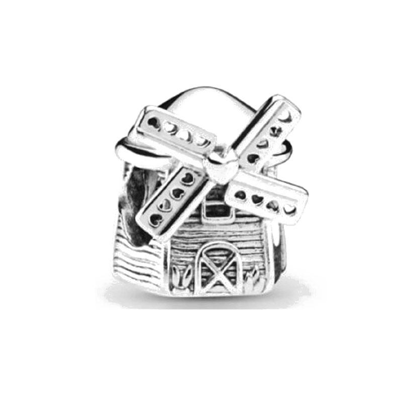 New 925 Silver Angel, Bird, Flower, Cross, Firefly Bead Pendant Beads European Bracelet DIY Accessories Fine Jewelry