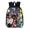 16 Inch Friday Night Funkin Backpack Toddler Kindergarten Bag Cartoon School Bags for Boys Girls Waterproof Kids Backpacks